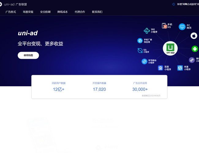 uni-ad廣告聯盟