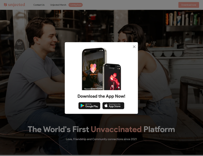 Unjected
